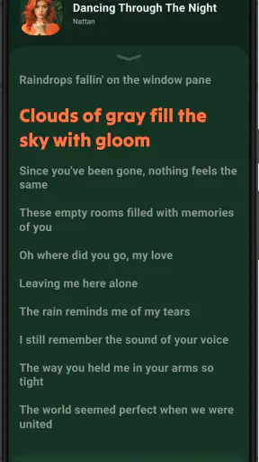 Lark Player:musiikkisoitin MP3 screenshot