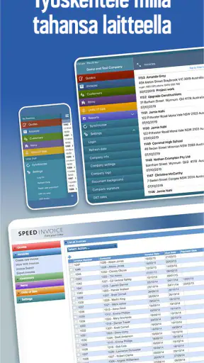 Lasku - ja laskutusohjelma screenshot