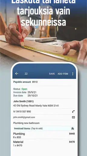 Lasku - ja laskutusohjelma screenshot