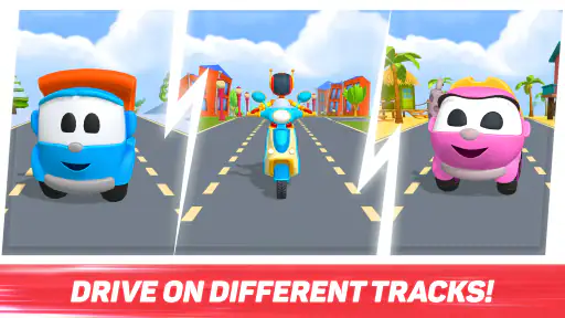 Leo Runner: car games for kids screenshot