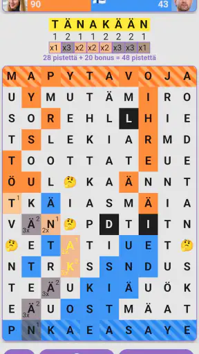LetterGrid - Sanapeli screenshot