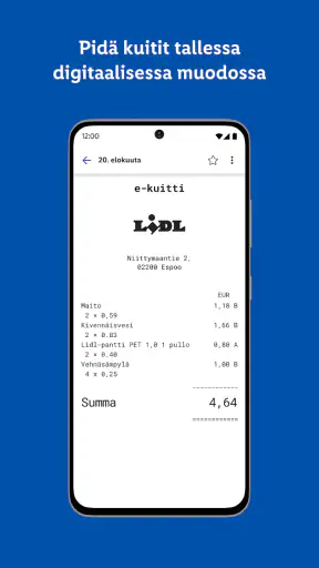 Lidl Plus screenshot