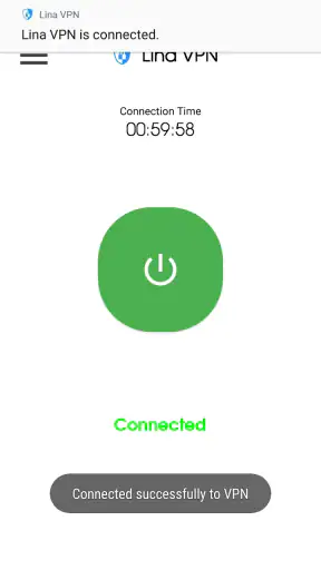 Lina VPN - قوی و پرسرعت screenshot