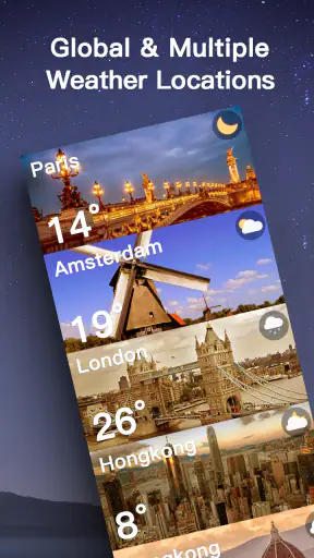 Live-sääennuste screenshot