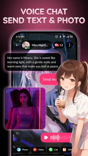 Lovia: AI Character Chat screenshot