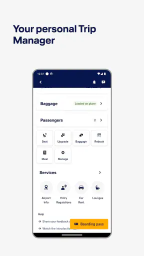 Lufthansa screenshot