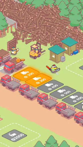 Lumbercat: Cute Idle Tycoon screenshot