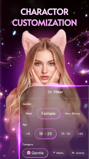 Lumia: AI Girl RP Chat screenshot
