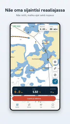 Luotsi - Merikartta veneilyyn screenshot