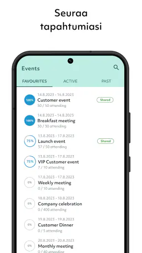 Lyyti Organiser screenshot