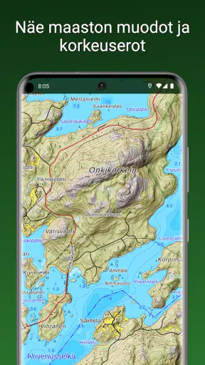 Maastokartat screenshot