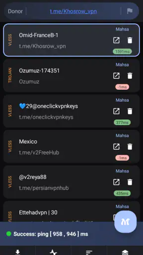 MahsaNG VPN screenshot