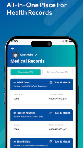 Manipal Hospitals screenshot