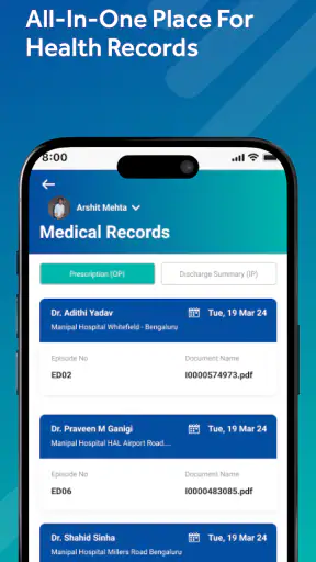 Manipal Hospitals screenshot