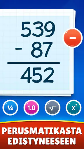 Matematiikka pelit lapset 5-12 screenshot
