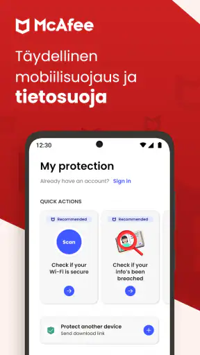 McAfee Security: Antivirus VPN screenshot