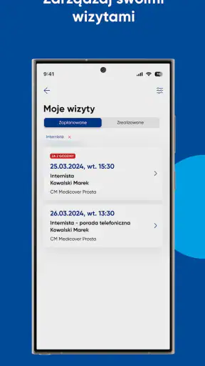 Medicover OnLine screenshot