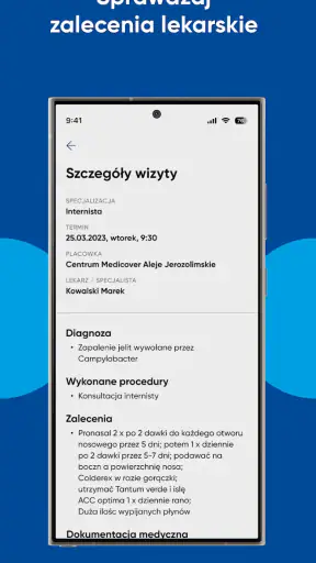 Medicover OnLine screenshot