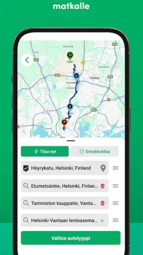 Menevä Taksi screenshot
