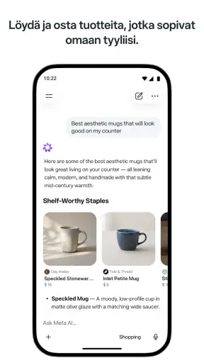 Meta AI – avustaja ja älylasit screenshot