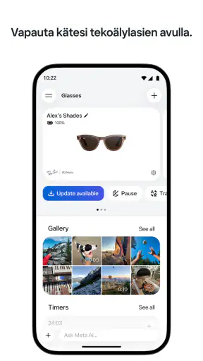 Meta AI – avustaja ja älylasit screenshot