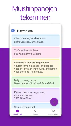 Microsoft OneNote: Save Notes screenshot