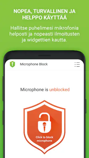 Mikrofoni Blocker - Anti Spy screenshot