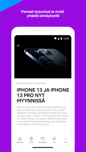 Minun Telia screenshot