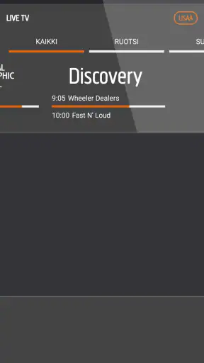 Mobiili IPTV screenshot