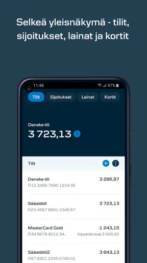 Mobiilipankki FI - Danske Bank screenshot