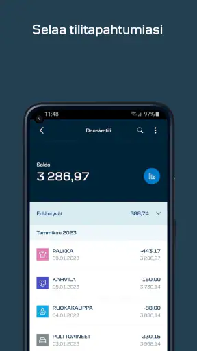 Mobiilipankki FI - Danske Bank screenshot