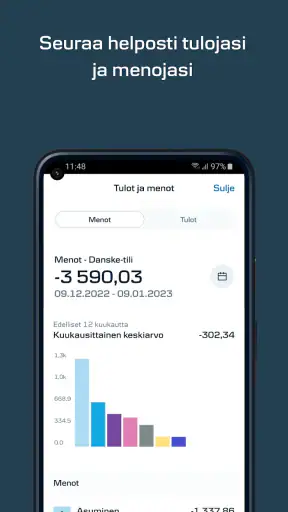 Mobiilipankki FI - Danske Bank screenshot