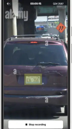 Mobile LPR screenshot
