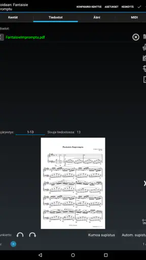 MobileSheets screenshot