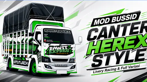 Mod Bussid Canter Herex Style screenshot