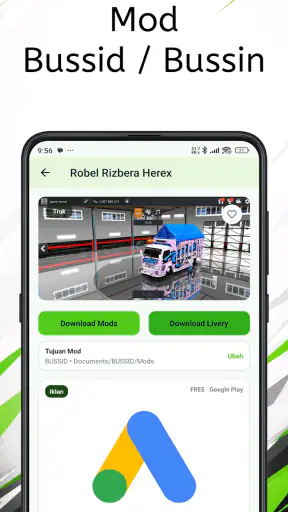 Mod Bussid Canter Herex Style screenshot