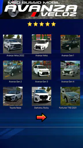 Mod Bussid Mobil Avansa Velos screenshot