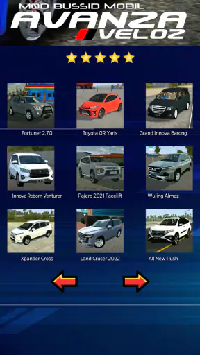 Mod Bussid Mobil Avansa Velos screenshot