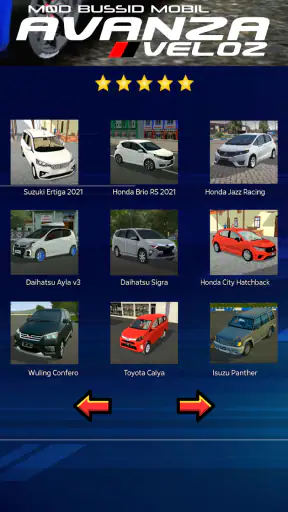 Mod Bussid Mobil Avansa Velos screenshot
