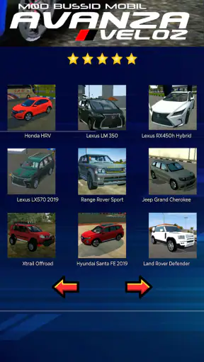 Mod Bussid Mobil Avansa Velos screenshot