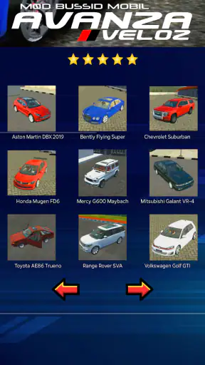 Mod Bussid Mobil Avansa Velos screenshot