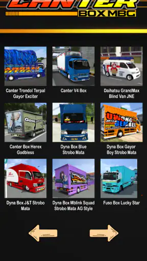 Mod Truk Oleng Canter Box MBG screenshot