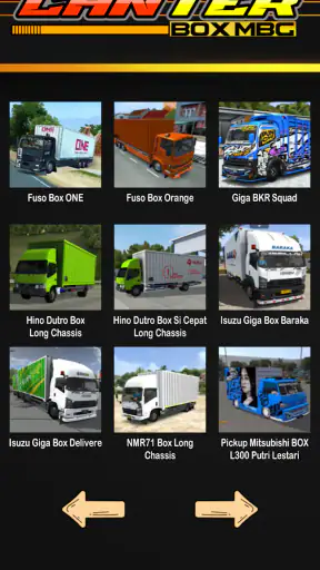 Mod Truk Oleng Canter Box MBG screenshot