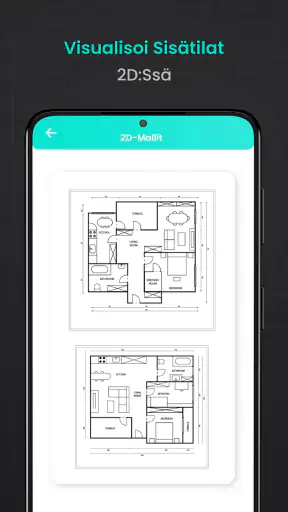 Moderni talo suunnittelu 2D screenshot