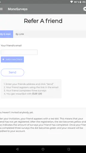 MonoSurveys screenshot