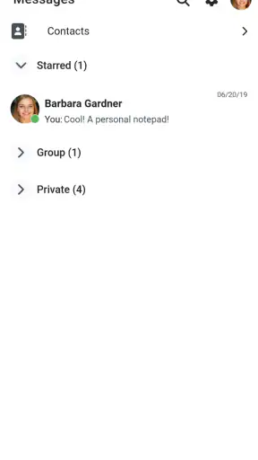 Moodle screenshot