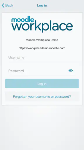 Moodle Workplace screenshot