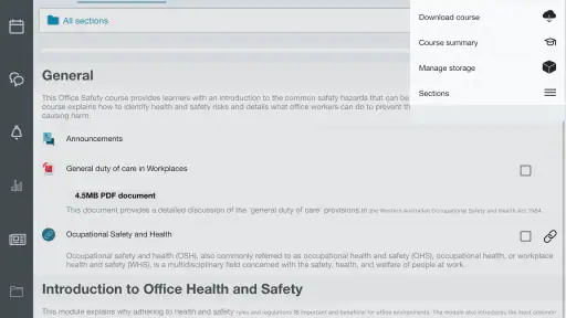 Moodle Workplace screenshot