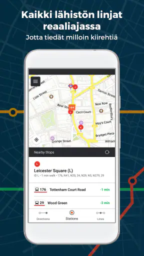 Moovit: Bussi- ja junainfo screenshot