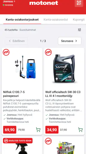 Motonet screenshot